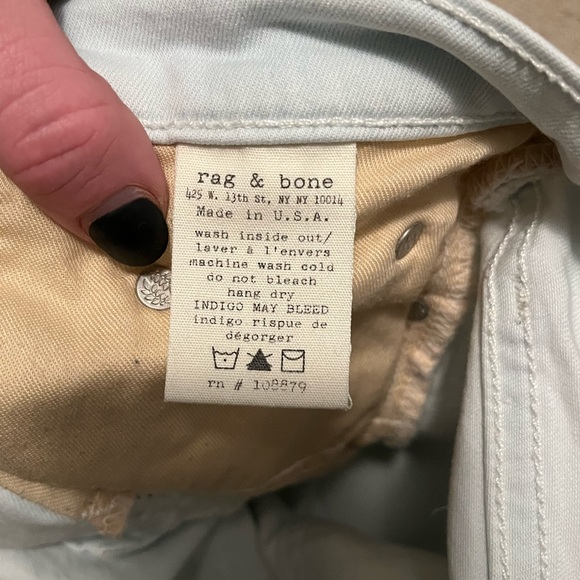 Rag & Bone High Rise Skinny Jean - Picture 6 of 7